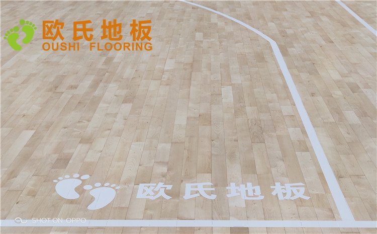 西寧市世紀職業技術學?；@球訓練館木地板圖片